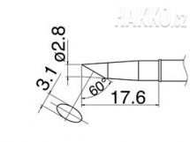 Pájecí hrot T31-03BC28