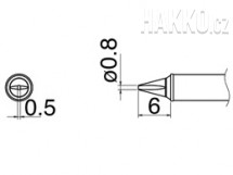 Spájkovací hrot T31-03WD08