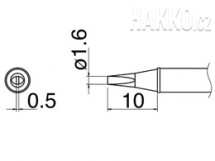 Pájecí hrot T31-03D16