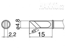 Pájecí hrot T31-02KU